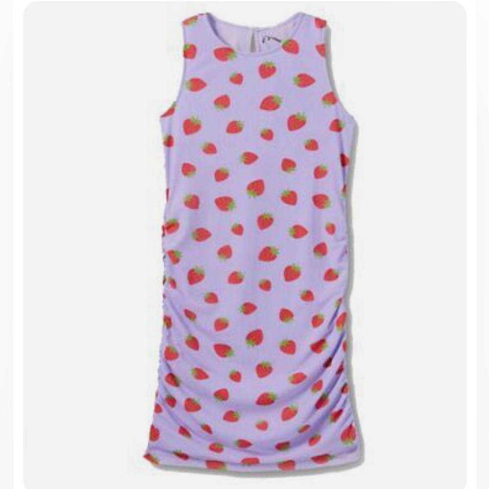 Art Class. Girl’s Purple with Strawberries Dress, sizes m, l, xl, xxl. Nwot